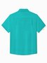 Royaura® Beach Holiday Textured Men's Casual Shirt Swordfish Tropical Floral Pocket Camp Shirt Big Tall