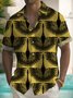 Royaura® Hawaii Nene Hawaiian Goose Print Men's Button Pocket Short Sleeve Shirt