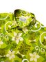 Royaura® Hawaiian Floral Print Men's Button Pocket Shirt