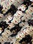 Royaura® Japanese Lucky Cat Print Men's Button Pocket Hawaiian Shirt