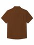Royaura® Vintage Bowling  Pin Up Girl Printed Chest Pocket Shirt Large Size Men's Shirt