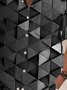 Royaura®Retro Geometric 3D Print Men's Button Pocket Short Sleeve Shirt