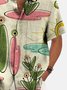 Royaura® 50's Vintage Mid-Century Geometric Art Men's Shirts Pocket Camp Shirts Big Tall