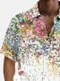 Royaura® Beach Vacation Men's Hawaiian Shirt Floral Print Pocket Camping Shirt