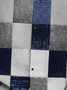 Royaura® Vintage Geometric Abstract Texture Print Chest Pocket Shirt Plus Size Men's Shirt