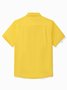 Royaura® Vintage Tiki Torch Bowling Print Chest Pocket Hawaiian Shirt Plus Size Men's Shirt