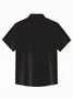 Royaura® 50's Retro  Car Men's Bowling Shirt Art Stretch Pocket Camp Shirt Big Tall