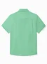 Royaura® Vintage Bowling Car Cartoon Print Chest Pocket Shirt Plus Size Men's Shirt