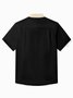 Royaura® Vintage Bowling Pinstripe Tiki Print Chest Pocket Shirt Plus Size Men's Shirt