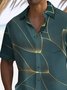Royaura® Retro 50’s Medieval Golden Leaves Men's Shirt Camp Pocket Quick Dry Jazz Art Shirt Big Tall