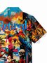 Royaura® Beach Men's Hawaiian Shirt Parrot Tropical Art Quick Dry "Retired But Not Expired" Pocket Camp Shirt Big Tall