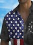 Royaura® Independence Day 1776 Men's Holiday Shirt Stretch Quick Dry Camp Pocket Shirt Big Tall