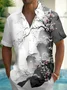 Royaura® Hawaiian Floral Print Men's Button Pocket Short Sleeve Shirt Big & Tall