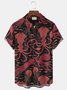 Royaura® Beach Vacation Men's Casual Stylish Hawaiian Shirt Summer Shirts Octopus Print Pocket Short Sleeve Sleeve Shirt Big Tall