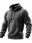 Royaura® Men's Plaid Textured Drawstring Hooded Sweatshirt Big & Tall