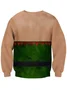 Royaura® Men's Christmas Ugly Sweatshirt Funny Print Casual Sweatshirt Big & Tall