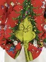 Royaura® Christmas Cartoon Print Casual Fashion Men's Button Pocket Long Sleeve Shirt Big Tall