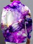Royaura® Vintage Gradient Art Print Men's Button-Down Long Sleeve Shirt Big & Tall