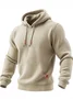 Royaura® Men's Plaid Textured Drawstring Hooded Sweatshirt Big & Tall