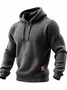 Royaura® Men's Plaid Textured Drawstring Hooded Sweatshirt Big & Tall