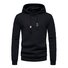Royaura® Basic Solid Color Print Men's Zipper Long Sleeve Hoodies Big & Tall