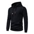 Royaura® Basic Solid Color Print Men's Zipper Long Sleeve Hoodies Big & Tall