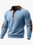 Royaura® Basic Men's Casual Fashion Ethnic Style Button Sweatshirt