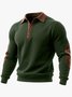 Royaura® Basic Men's Casual Fashion Ethnic Style Button Sweatshirt