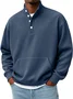 Royaura® Basic Sweatshirt Stretch Comfort Camping Pullover Long Sleeve Sweatshirt Big&Tall