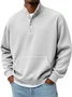 Royaura® Basic Sweatshirt Stretch Comfort Camping Pullover Long Sleeve Sweatshirt Big&Tall
