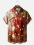 Royaura® Retro Valentine's Day Print Men's Button Pocket Short Sleeve Shirt Big & Tall