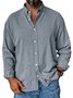 Royaura® Basic Men's Button-Down Long-Sleeve Shirt Big & Tall
