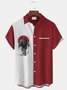 Royaura® Retro Japanese Style Cartoon Print Men's Button Hawaiian Short-Sleeved Shirt Big & Tall