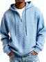 Royaura® Jacquard Men's Zipper Hooded Sweatshirt Big & Tall