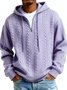 Royaura® Jacquard Men's Zipper Hooded Sweatshirt Big & Tall
