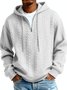 Royaura® Jacquard Men's Zipper Hooded Sweatshirt Big & Tall