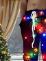Royaura® Christmas Pants, Lights Print, Men's Trousers Big & Tall