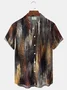 Royaura® Retro Art Print Men's Button Pocket Short-Sleeve Holiday Shirt Big & Tall