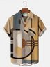 Men's Vintage Casual Shirts Music Guitar Wrinkle Free Plus Size Tops