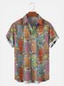 Men's Beach TIKI Bar Casual Hawaiian Shirts Tropical Wrinkle Free Plus Size Tops