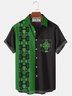 Men's St. Patrick's Day Contrast Printing Casual Short Sleeve Shirt