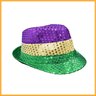 Royaura 2023 Festive New Mardi Gras Tricolor Jazz Hat