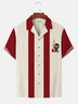 Royaura Vintage 50s Bowling Classic Las Vegas Casino Print Group Wear Men's Big and Tall Shirt