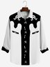 Royaura Casual Vintage Western Men's Long Sleeve Shirt