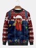 Royaura Men's Rooster Ugly Christmas Sweatshirt