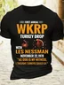 Royaura WKRP Thanksgiving Turkey Drop Essential Cotton T-Shirt For Men & Women