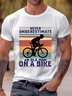 Royaura® Never Underestimate An Old Man On A Bike Shirt Vintage Bike Shirt Big Tall