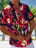 Royaura® Hawaiian Party Floral Print Men's Button Pocket Short Sleeve Shirt Big & Tall