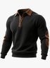 Royaura® Basic Men's Casual Fashion Ethnic Style Button Sweatshirt
