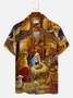 Royaura Art Graphic Men's Animal Hawaiian Short Sleeve Shirt